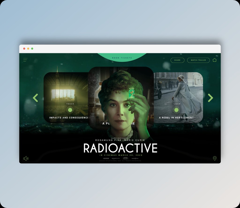 Radioactive — campaign homepage